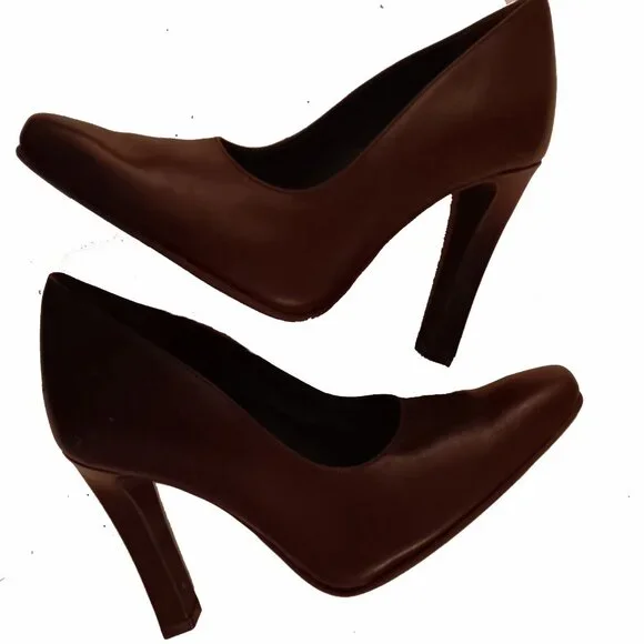 Luca B for Calico Brown Leather Shoes Size 9 - Picture 1 of 9